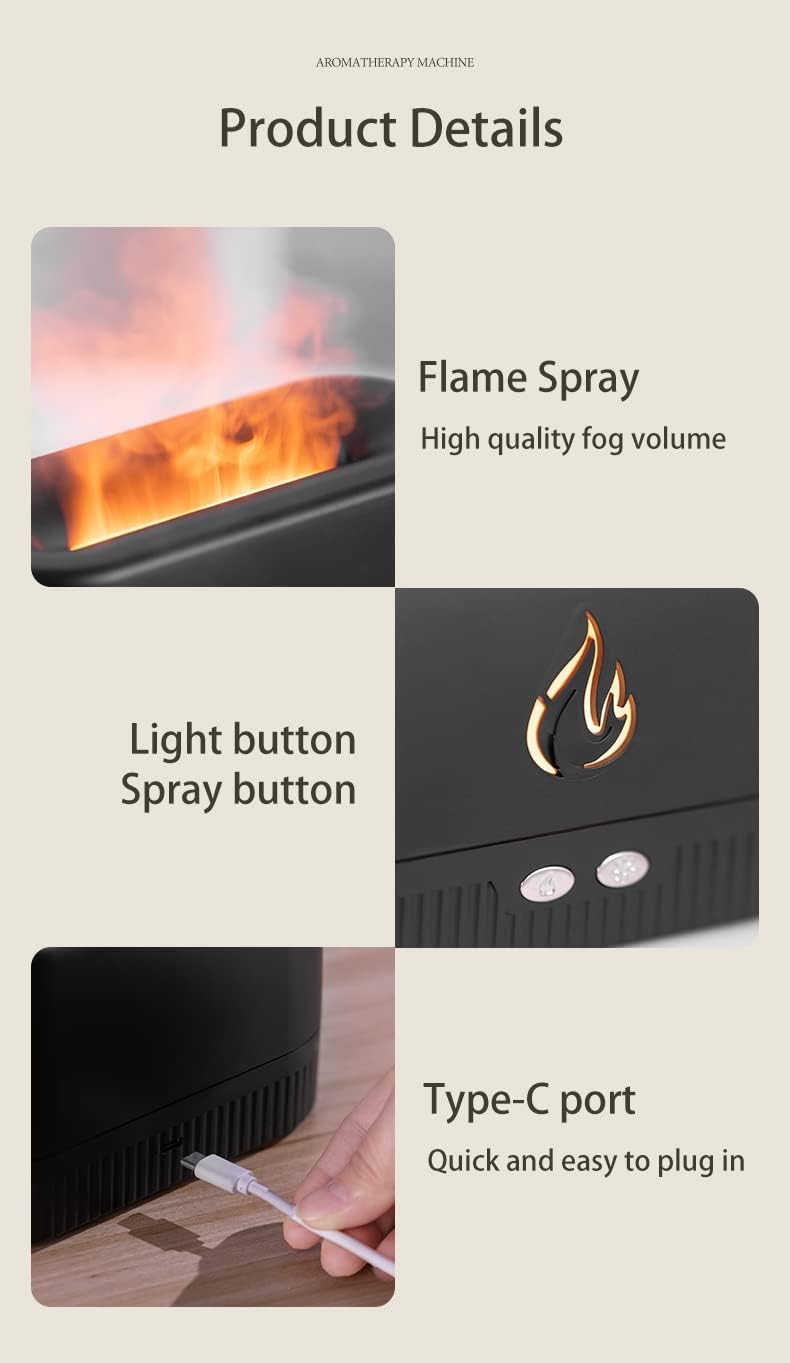 LED Flame Aroma Diffuser
