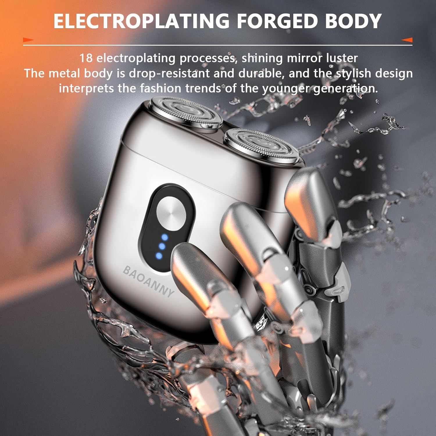 Mini Magnetic Electric Double-head Shaver